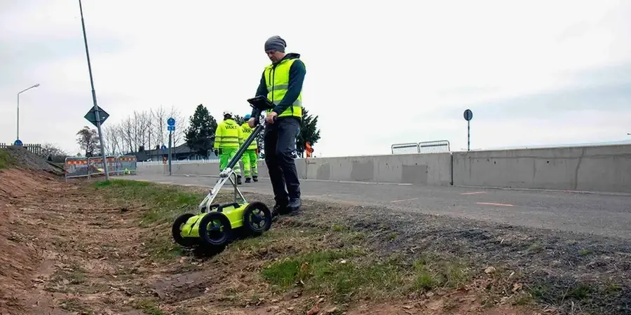 Illustrative image of GPR (Ground Penetrating Radar) survey in Gatineau