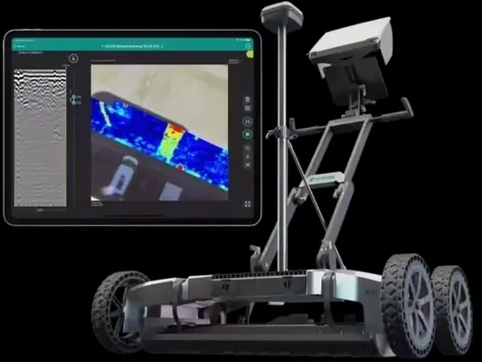 Illustrative image of GPR (Ground Penetrating Radar) survey in Gatineau