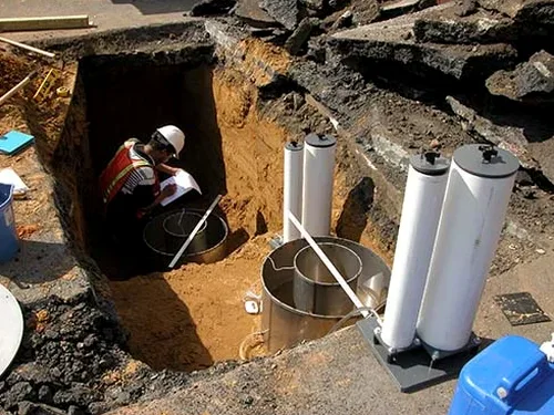 Illustrative image of Infiltration test (Porchet/Double-ring infiltrometer) in Gatineau